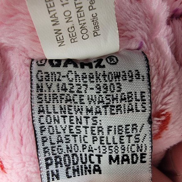 GANZ Webkinz Love Monkey Bean Bag Plush Stuffed Animal Soft Toy HM343 NO CODE - Picture 9 of 9